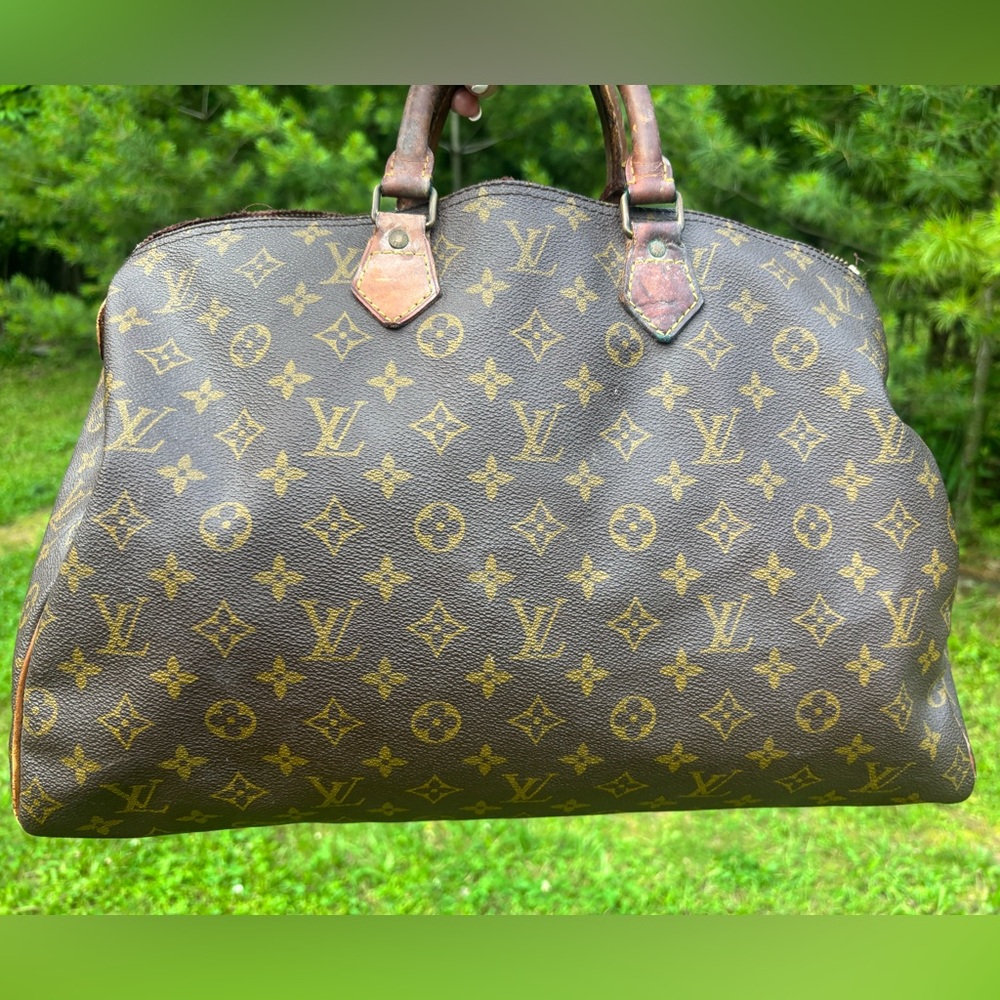 Louis Vuitton Brown Monogram Travel Bag